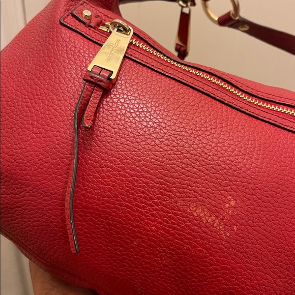 MICHAEL Michael Kors Red Leather Bag - Picture 7 of 16